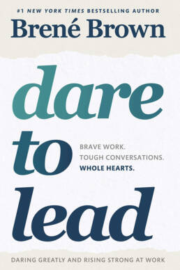 Dare To Lead by Brene Brown book cover