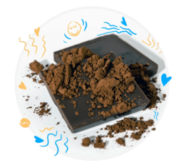 Noowave Cofee includes Raw Cacao to trigger three neurotransmitters that are associated with elevating mood and mental well-being: serotonin, dopamine, phenylethylamine.